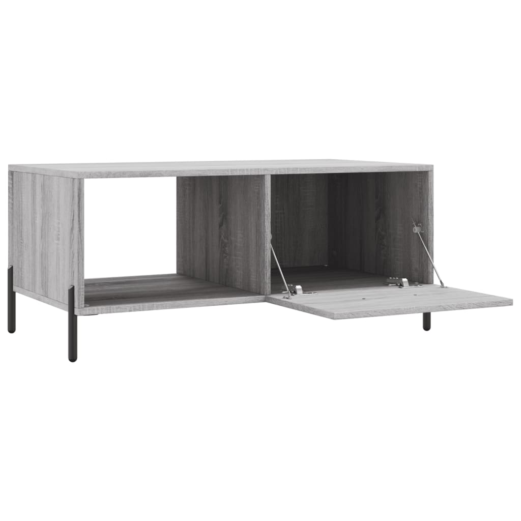 Tavolino da Salotto-Tavolino da soggiorno-Tavolo Grigio Sonoma 90x50x40 cm Legno Multistrato 579690
