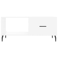 Tavolino da Salotto Bianco 90x50x40 cm in Legno Multistrato 829228