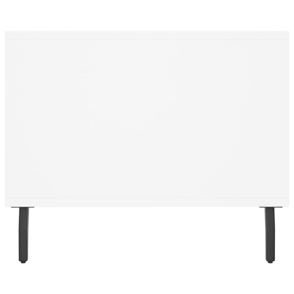 Tavolino da Salotto Bianco 90x50x40 cm in Legno Multistrato 829228