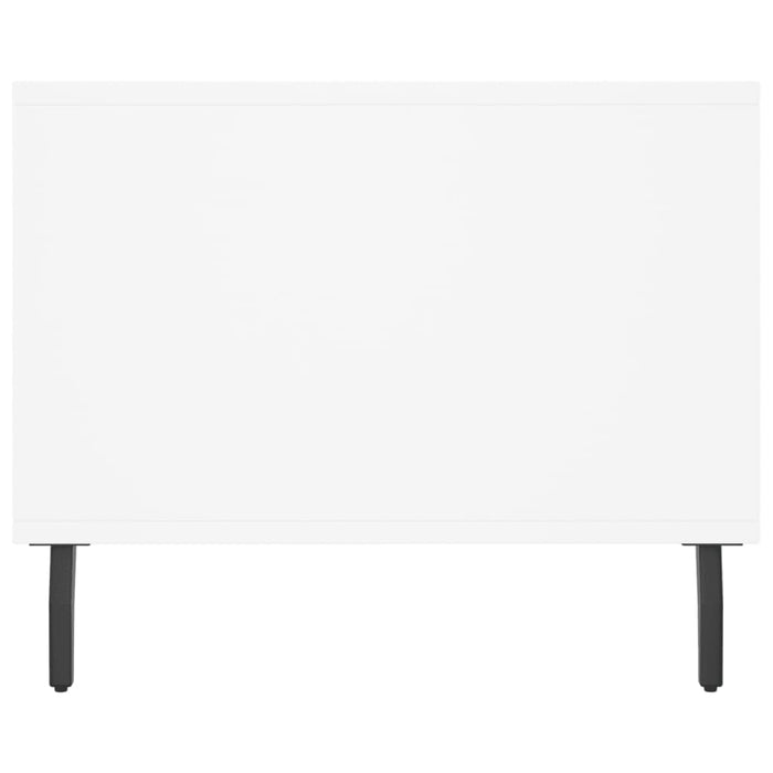 Tavolino da Salotto Bianco 90x50x40 cm in Legno Multistrato 829228