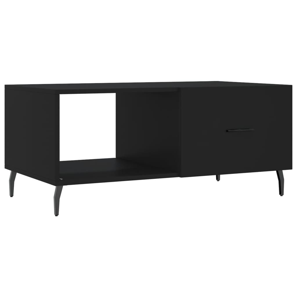 Tavolino da Salotto Nero 90x50x40 cm in Legno Multistratocod mxl 127026