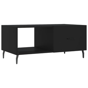 Tavolino da Salotto Nero 90x50x40 cm in Legno Multistratocod mxl 127026