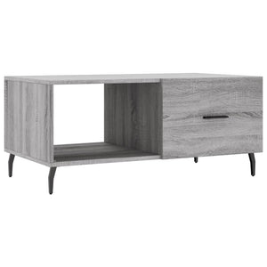 Tavolino da Salotto Grigio Sonoma 90x50x40 cm Legno Multistratocod mxl 128799