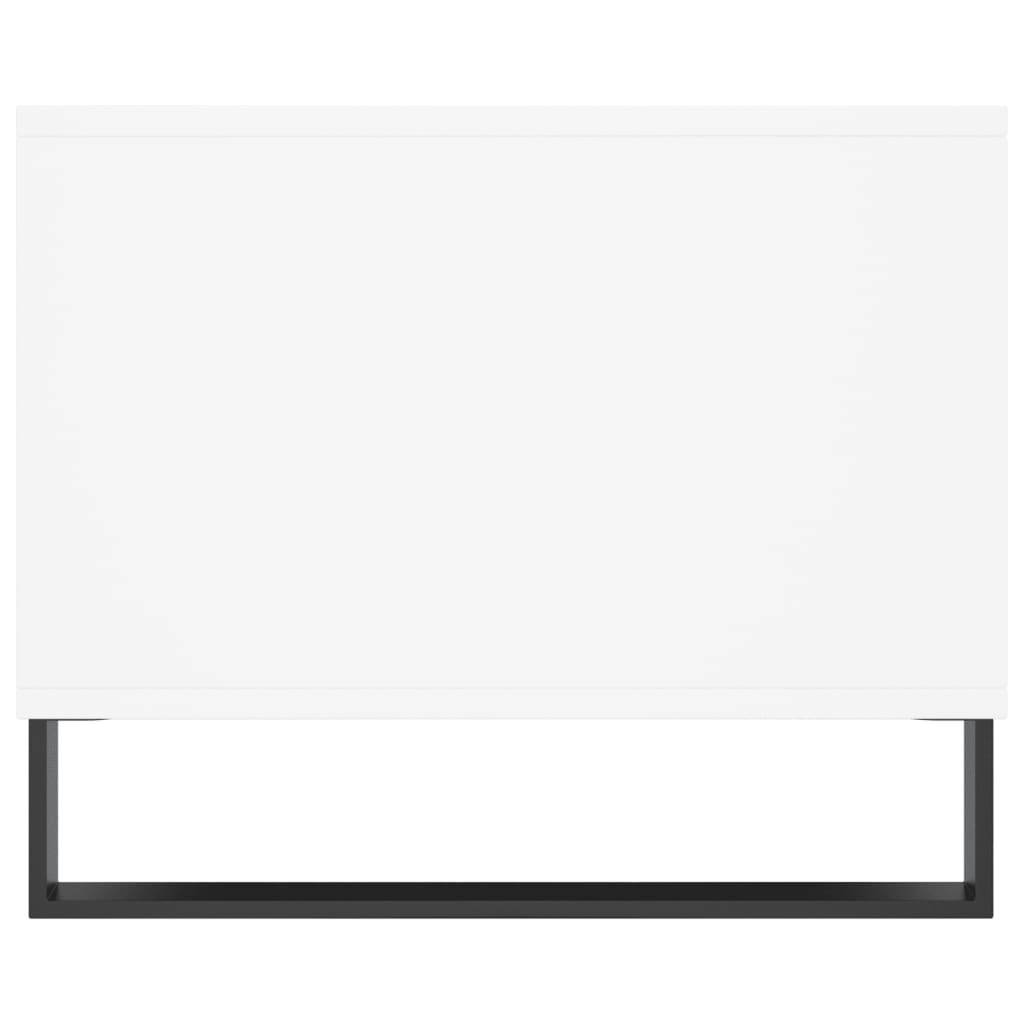 Tavolino da Salotto-Tavolino da soggiorno-Tavolo Bianco 90x50x40 cm in Legno Multistrato 453874