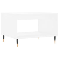 Tavolino da Salotto Bianco 60x50x40 cm in Legno Multistratocod mxl 103552
