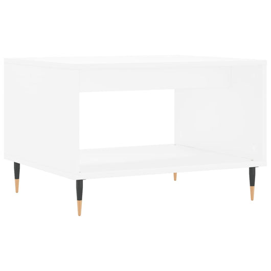 Tavolino da Salotto Bianco 60x50x40 cm in Legno Multistratocod mxl 103552