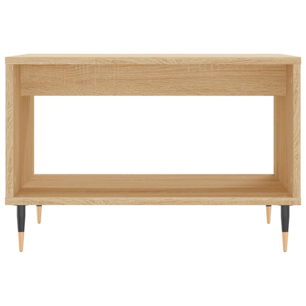Tavolino da Salotto Rovere Sonoma 60x50x40 cm Legno Multistrato 829247