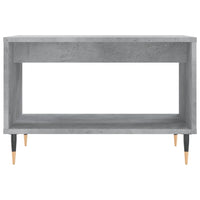 Tavolino da Salotto Grigio Cemento 60x50x40cm Legno Multistrato 829248