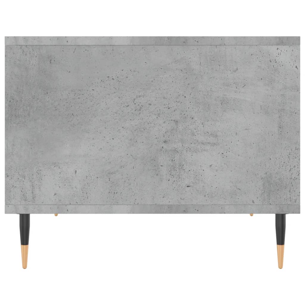 Tavolino da Salotto Grigio Cemento 60x50x40cm Legno Multistrato 829248