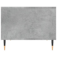 Tavolino da Salotto Grigio Cemento 60x50x40cm Legno Multistrato 829248