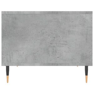 Tavolino da Salotto Grigio Cemento 60x50x40cm Legno Multistrato 829248