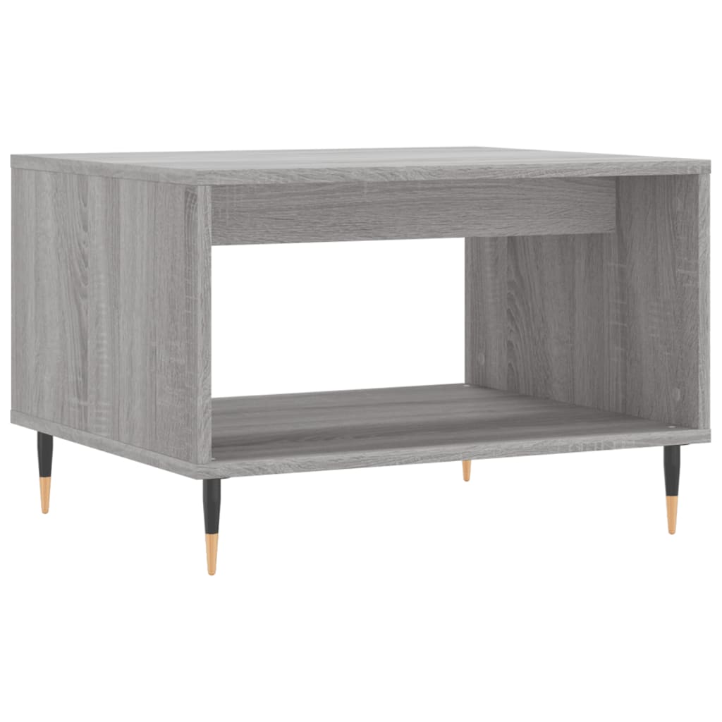 Tavolino da Salotto Grigio Sonoma 60x50x40 cm Legno Multistrato 829250