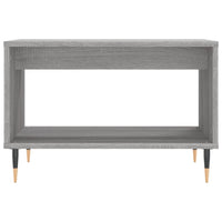 Tavolino da Salotto Grigio Sonoma 60x50x40 cm Legno Multistrato 829250