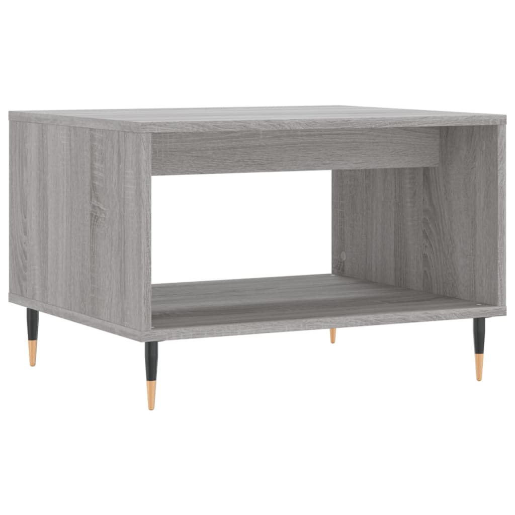 Tavolino da Salotto Grigio Sonoma 60x50x40 cm Legno Multistrato 829250