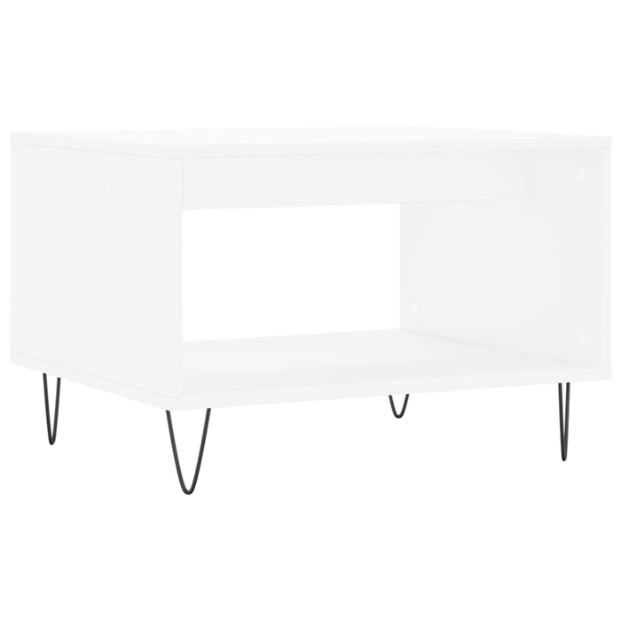Tavolino da Salotto Bianco 60x50x40 cm in Legno Multistratocod mxl 111830