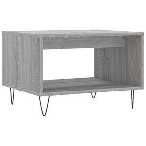 Tavolino da Salotto-Tavolino da soggiorno-Tavolo Grigio Sonoma 60x50x40 cm Legno Multistrato 410779