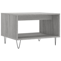 Tavolino da Salotto Grigio Sonoma 60x50x40 cm Legno Multistratocod mxl 80928