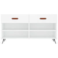 scarpiera scarpiera cassettiera scaffale mobile da ingresso ripostiglio 102 x 35 x 55 cm legno composito bianco 02_0022882