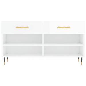 scarpiera scarpiera cassettiera scaffale mobile ingresso portaoggetti lucido 102 x 35 x 55 cm derivati ​​del legno bianco 02_0022895