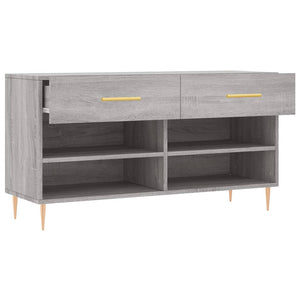 scarpiera scarpiera cassettiera scaffale mobile ingresso ripostiglio sonoma 102 x 35 x 55 cm derivati ​​del legno grigio 02_0023001