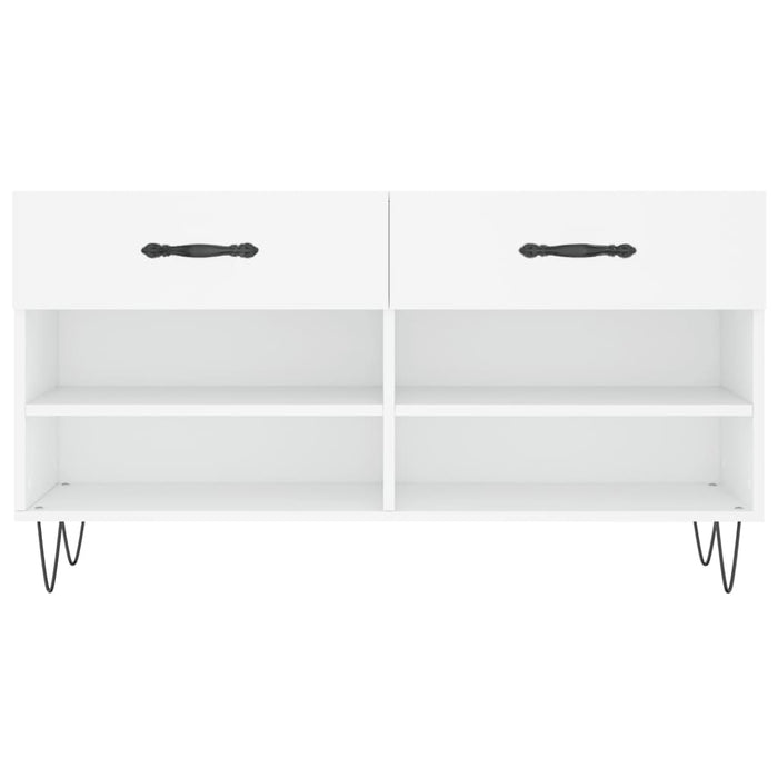 scarpiera scarpiera cassettiera scaffale mobile ingresso ripostiglio 102 x 35 x 55 cm legno composito bianco 02_0022877