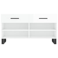 scarpiera scarpiera cassettiera scaffale ingresso portaoggetti lucido 102 x 35 x 55 cm derivati ​​del legno bianco 02_0022897