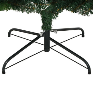 Albero Natale Artificiale Incernierato con Bacche Rosse 150 cm 356732