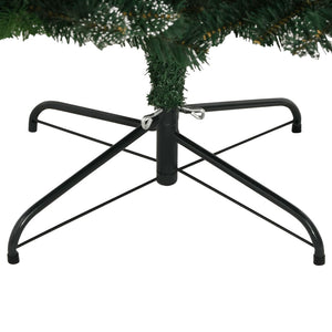 Albero Natale Artificiale Incernierato con Bacche Rosse 180 cm 356733