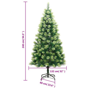 Albero di Natale Artificiale Incernierato con Base 240 cm 356740