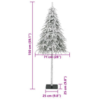 Albero di Natale Artificiale con Neve Fioccata 150 cm 356747