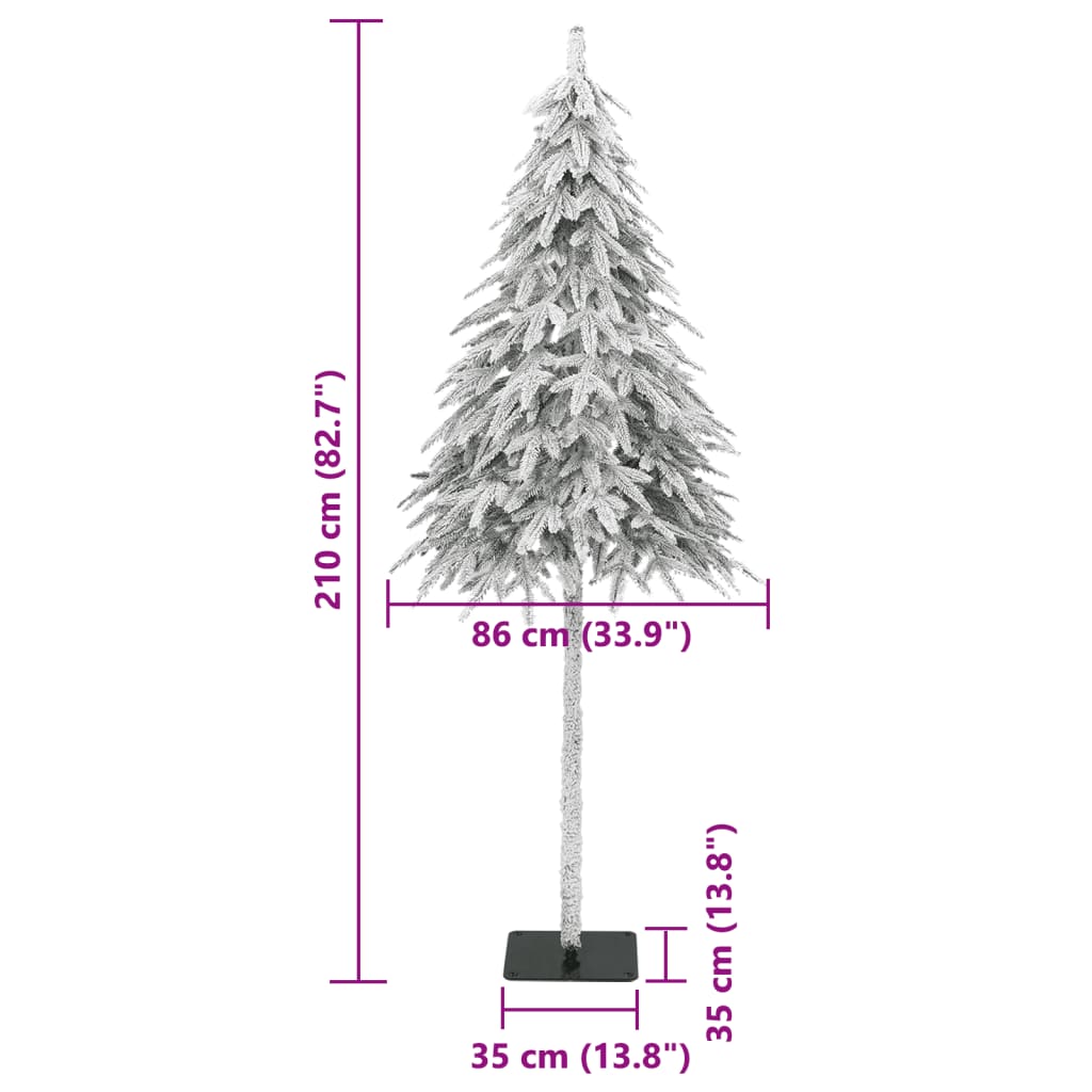 Albero di Natale Artificiale con Neve Fioccata 210 cm 356749