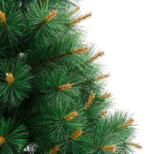 Albero di Natale Artificiale Incernierato con Base 150 cm