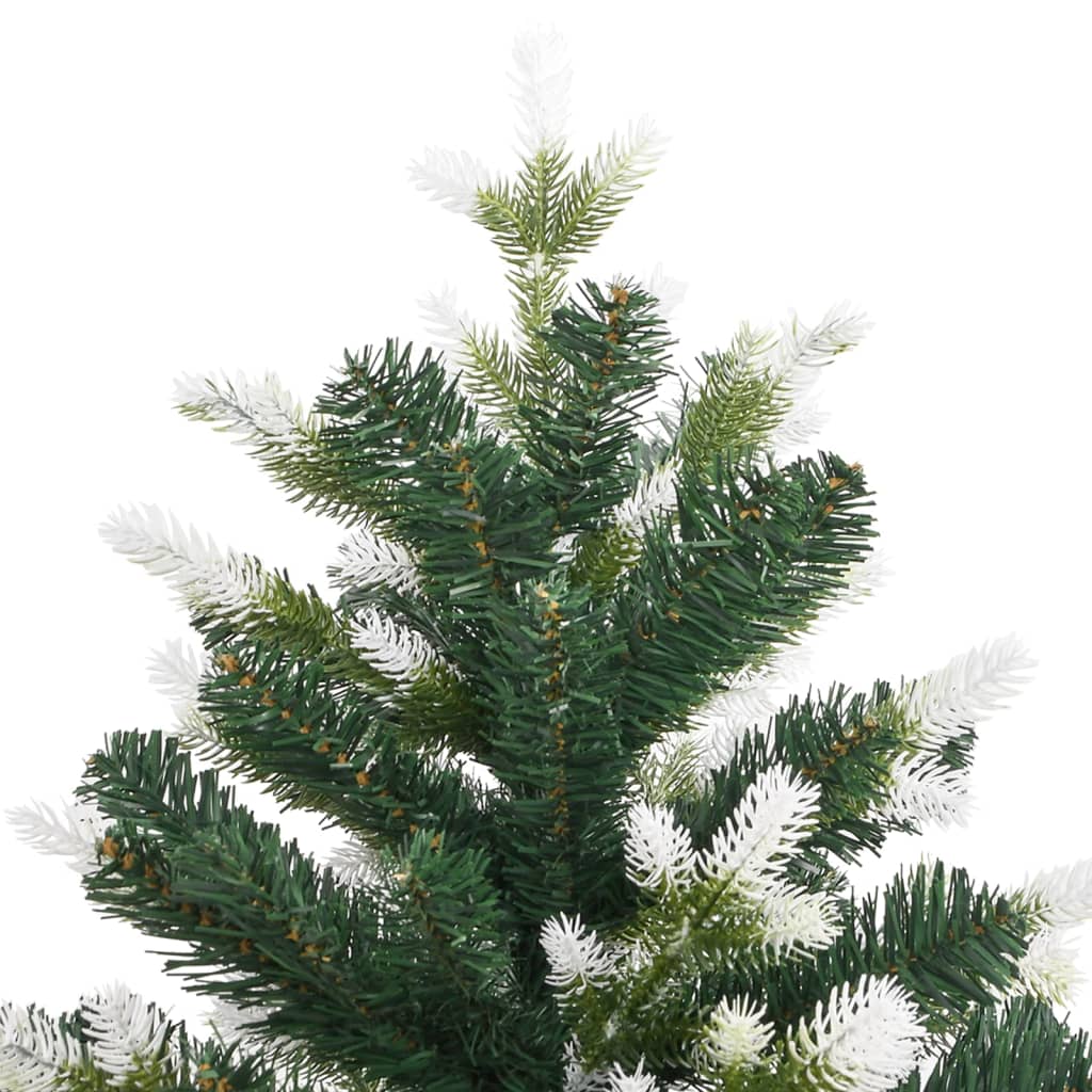 Albero Natale Artificiale Incernierato con Neve Fioccata 150 cm 356756