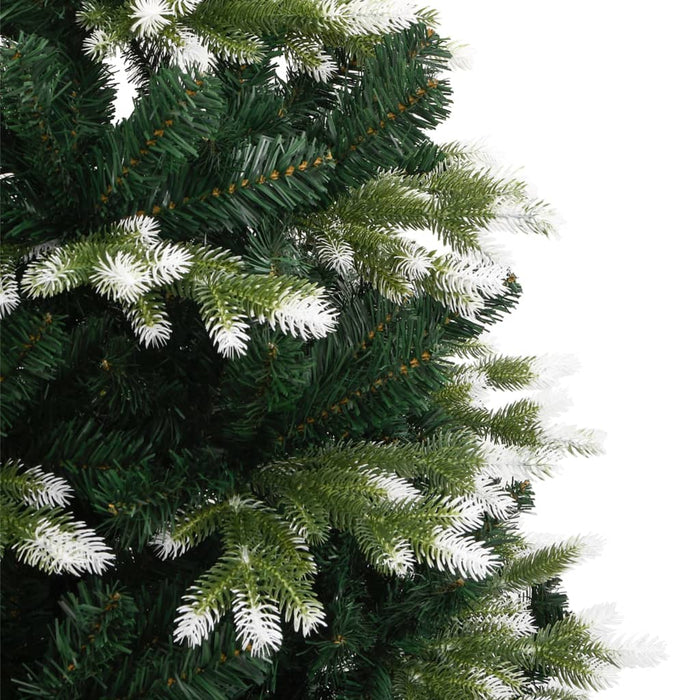 Albero Natale Artificiale Incernierato con Neve Fioccata 240 cm 356759