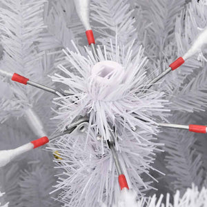 Albero Natale Artificiale Incernierato con Neve Fioccata 120 cm 356772