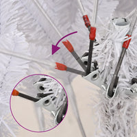 Albero Natale Artificiale Incernierato con Neve Fioccata 240 cm 356776