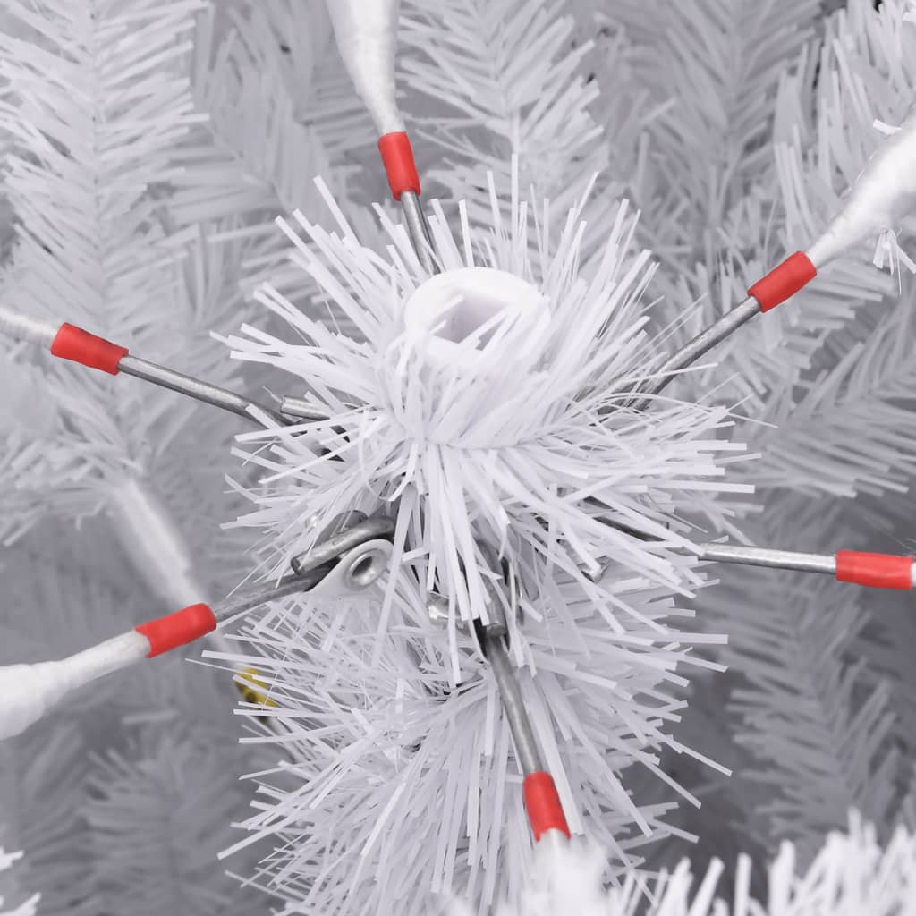 Albero Natale Artificiale Incernierato con Neve Fioccata 240 cm 356776