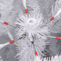 Albero Natale Artificiale Incernierato con Neve Fioccata 240 cm 356776
