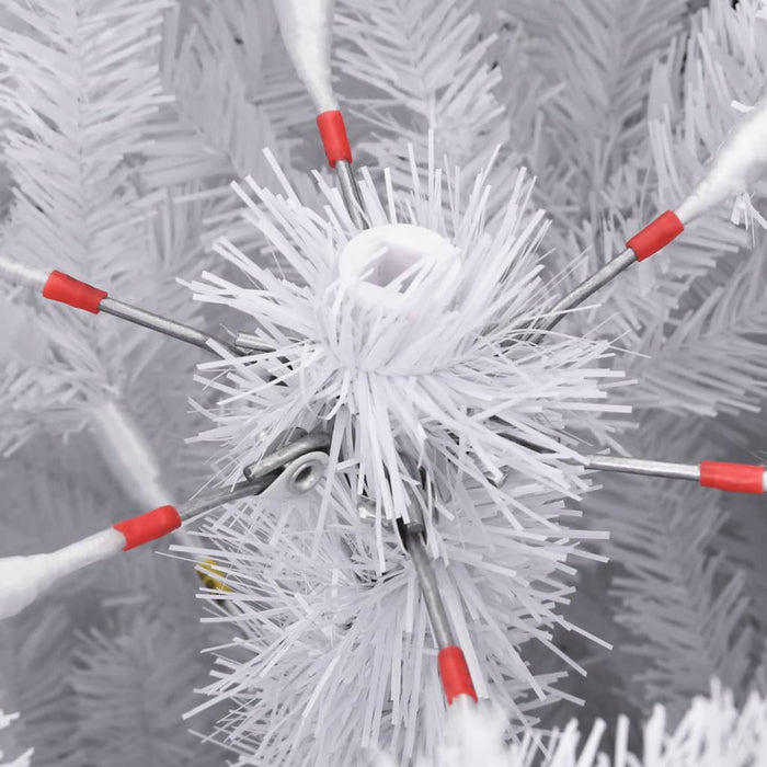 Albero Natale Artificiale Incernierato con Neve Fioccata 240 cm 356776
