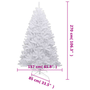 Albero Natale Artificiale Incernierato con Neve Fioccata 270 cm 356777