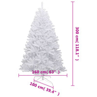 Albero Natale Artificiale Incernierato con Neve Fioccata 300 cm 356778