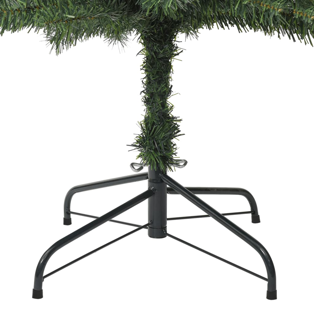 vidaXL Albero di Natale Sottile con Base 300 cm in PVC