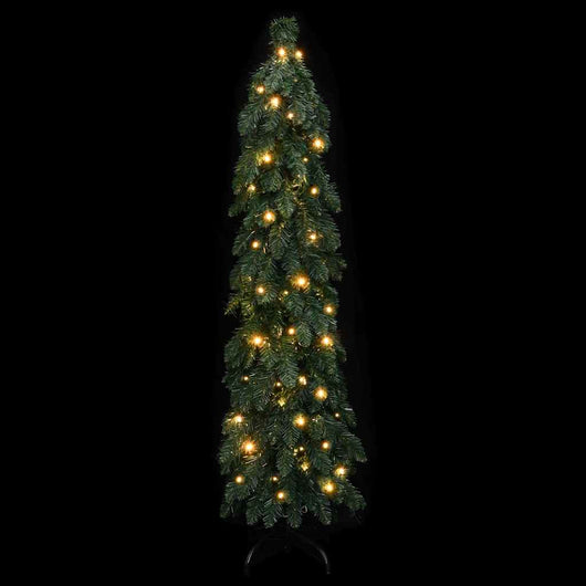 Albero di Natale Artificiale Preilluminato con 60 LED 120 cm 357690
