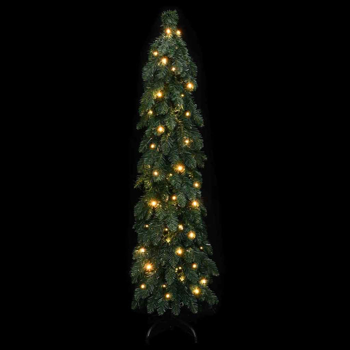 Albero di Natale Artificiale Preilluminato con 60 LED 120 cm 357690