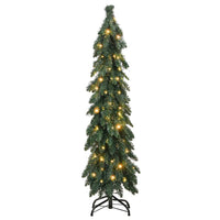 Albero di Natale Artificiale Preilluminato con 60 LED 120 cm 357690