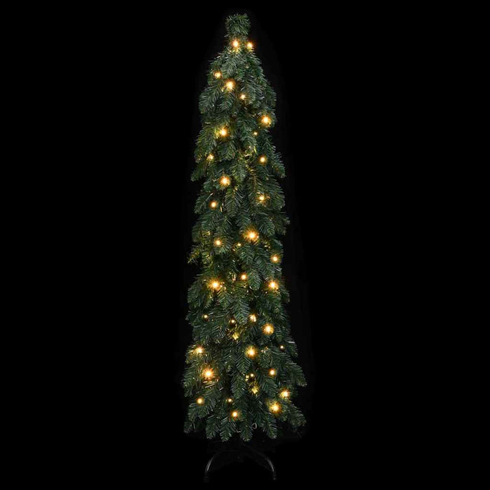 Albero di Natale Artificiale Preilluminato con 80 LED 150 cm 357691
