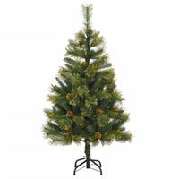 Albero di Natale Artificiale Incernierato con Pigne 150 cm 357701