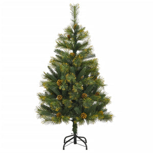 Albero di Natale Artificiale Incernierato con Pigne 150 cm 357701