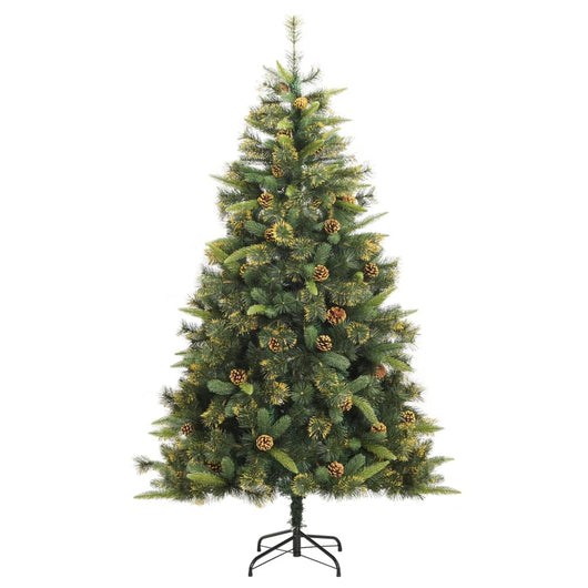 Albero di Natale Artificiale Incernierato con Pigne 180 cm 357702
