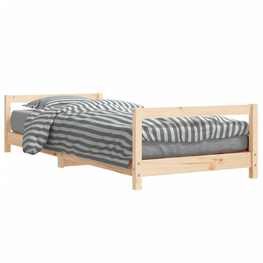 Giroletto per Bambini-Struttura Letto Bambini 80x200 cm in Legno Massello di Pino 128194